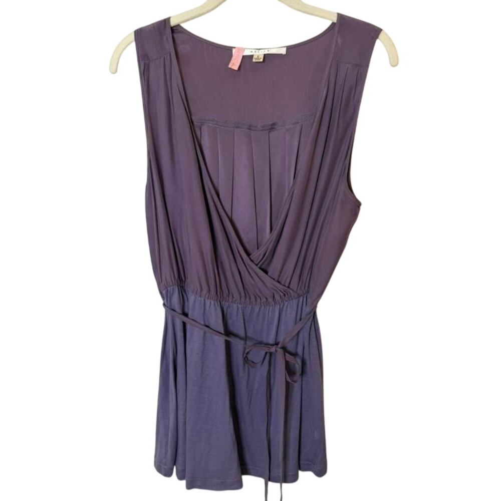 Vintage Y2K Walter Anthropologie 100% Silk Blouse Purple sz. 6